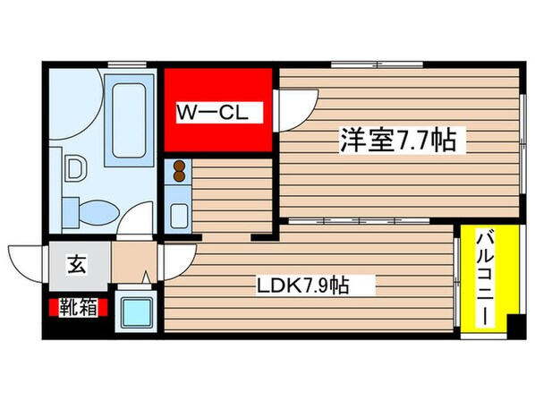 レインボ－ピア原の物件間取画像